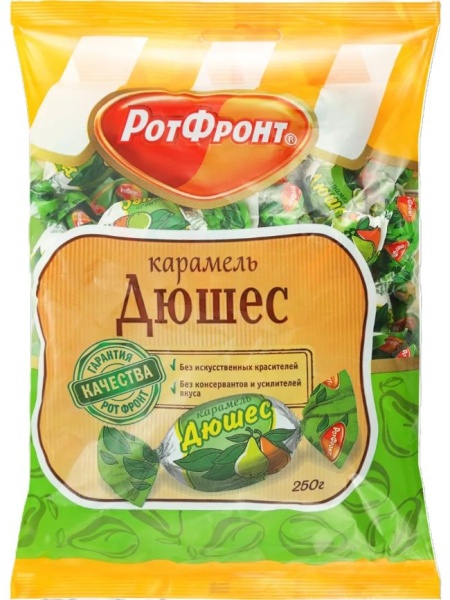 Дюшес 250г карамель 1/10 РФ 15мес