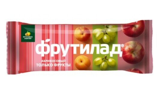 Батончик Фрутилад 30гр Только фрукты 1/24