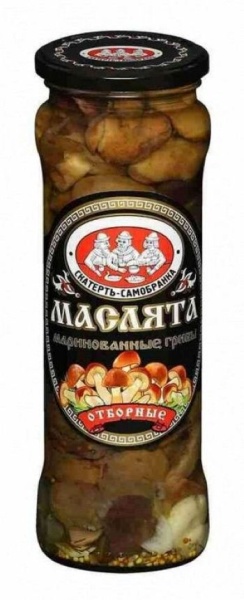 Маслята Скатерть 370мл марин. ст/б 1/12