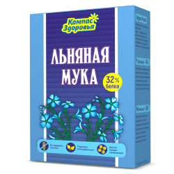 Мука Компас здоровья льняная 300гр