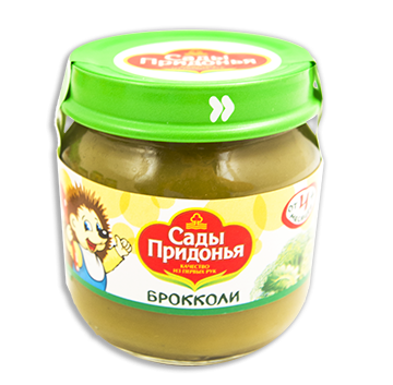 Сады Придонья пюре 80гр Брокколи 1/12