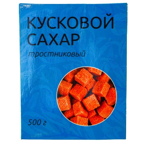 Сахар кусковой Тростник Отличная Кухня 500гр 1/24