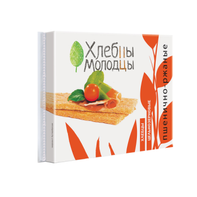 Хлебцы хруст Хлебцы-молодцы 100гр пшен-ржаные 1/36