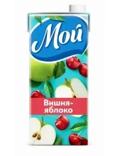Нектар Мой 0,95л яблочно-вишневый нектар 1/12 