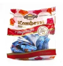 Конфеты Голицин на фруктозе 180гр Нуга Молочно-ореховая со вкусом миндаля 1/18 