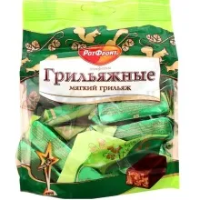 Грильяжные Мягкий грильяж 200гр конфеты 1/11 Кр.Окт