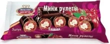Мини-Рулет Мастер десерта 175гр Вишня 1/15