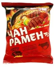 Лапша Чан Рамён 120гр острая вкус говядины 1/20