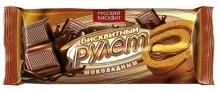 Рулет 175гр Шоколадный Русск.бисквит 1/14