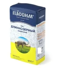 Рис длинный Азиатский 800гр Пассим 1/12 Ж04