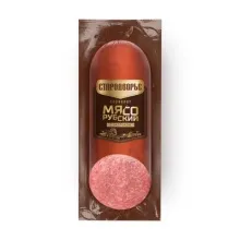 Мясорубский с мелкорубленым окорочком 0,35кг сервелат Стародвор. колб. 1/6