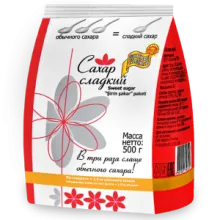 Сахар Петродиет сладкий 0,5кг 1/15