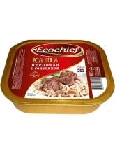 Каша перловая с говядиной Гост 250гр ЭкоШеф 1/21