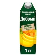 Добрый 1л Банановый микс  1/12