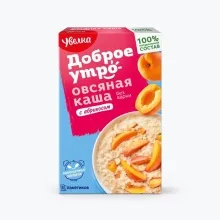 Каша Увелка Моя Овсянушка с абрикосом 200гр 1/6  544