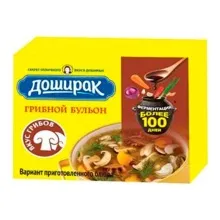 Доширак кубики грибной бульон 10 гр 1/24/48