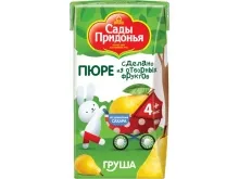 Сады Придонья пюре 125гр Грушевое 1/18