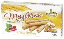Трубочки Вереск Крем-Брюле 180гр ваф. на фруктозе 1/14