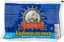 Крабовые палочки 200гр 1/30 Колумбус 