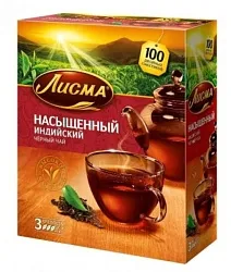 Лисма чай 100пак Насыщенный 1/6