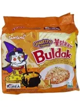 Лапша Бульдак Со вкусом четырех сыров 145гр 1/40