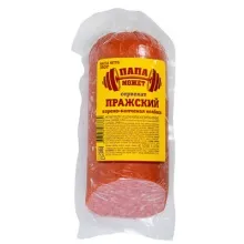 Пражский сервелат Папа Может в/к 350гр 1/8 Останкино