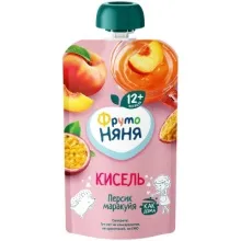 Фрутоняня кисель 130гр Персик и маракуйя 1/12
