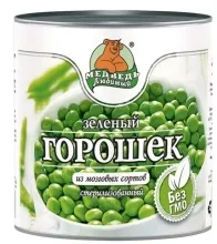 Зел.горошек Медведь Любимый 212гр ж/б 1/24 