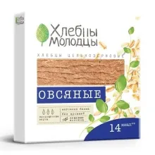 Хлебцы хруст Хлебцы-молодцы 100гр Овсяные с пророщ пшеницей 1/36