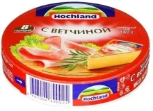 Хохланд 140гр Ветчина круг сыр 1/10  М