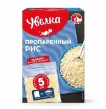 ВП Рис пропаренный 400гр Увелка 1/6  911  18 мес