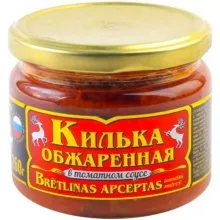 Килька в т/с 260гр Вкусные консервы СТЕКЛО 1/12