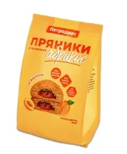 Пряники Петродиет 340гр Абрикосовая начинка на фруктозе 1/15 