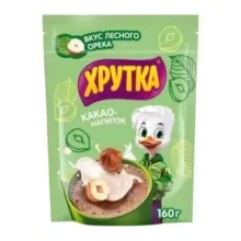 Хрутка Фундук Какао напиток 160гр пакет 1/7