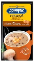 Доширак Быстросуп Крем-суп Грибной По-Итальянски 23гр 1/24