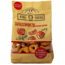 Сушки Тараллини Нини Фарина  томат и аромат.травы 180гр 1/24 ВТ003