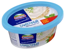 Хохланд 220гр творожный сливочный сыр 1/6 