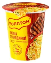 Роллтон лапша в стакане 70гр говядина 1/24
