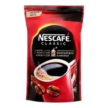 Нескафе Классик 130гр кофе пакет 1/12 