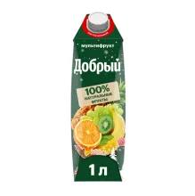 Нектар Добрый 1л мультифрукт  1/12