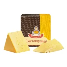 Сметанковый 50% сырный продукт  кубик ~2,2кг Ладушка Милк 1/4
