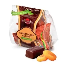 Конфеты Голицин на фруктозе 190гр Курага с суфле в шоколаде 1/18  038