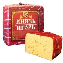 Князь Игорь сыр 45% с аром.топл.молока кубик Сыр на весь мир ~2кг 1/8 ~3кг 1/6 М