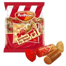 Батончики Рот Фронт 250гр конфеты 1/10 РФ  