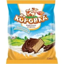 Коровка молочная 250гр конфеты 1/6 РФ(Н)
