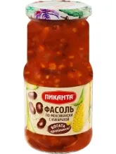 Фасоль Пиканта по-мексикански с кукурузой 470гр 1/6