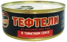 Тефтели рыбные в т/с 240гр За Родину ключ 1/18