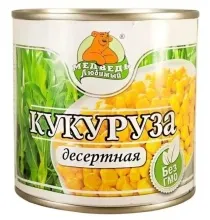 Кукуруза Мед.Люб. 425мл ключ высок.банка ж/б 1/24