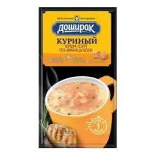Доширак Быстросуп Крем-суп Куриный По-Французски 23гр 1/24