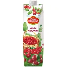 Сады Придонья морс 1л клюква 1/12